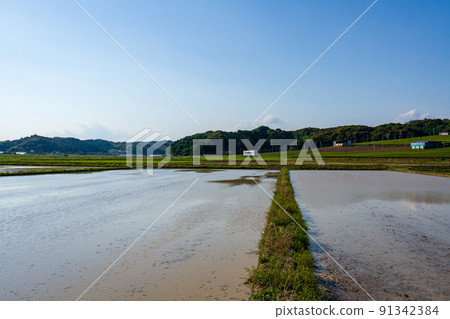Shizuoka Prefecture Fukuroi City Kawae and Yamada Tenryu Hamanako Railway and scenery along the line Shizuoka Prefecture Fukuroi City Kawae and Yamada Tenryu Hamanako Railway and scenery along the line 91342384