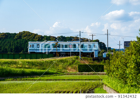 Shizuoka Prefecture Fukuroi City Kawae Tenryu Hamanako Railway and scenery along the line 91342432