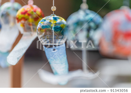 Glass wind chime up Fujioka City, Gunma Prefecture 91343056