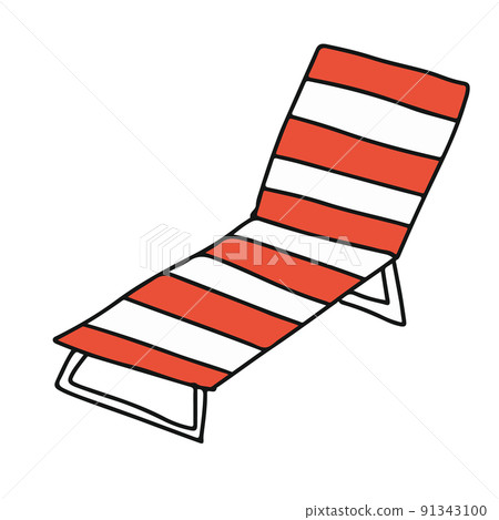 沙灘椅圖 沙灘椅圖 91343100