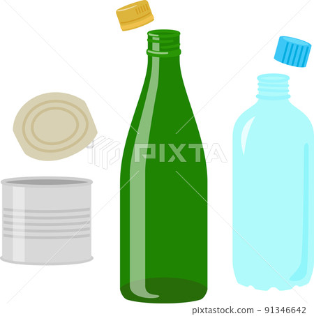 空罐、空瓶、帶蓋的 PET 瓶 91346642