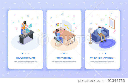 Virtual Augmented Reality Banners Virtual Augmented Reality Banners 91346753