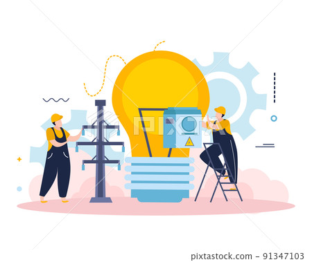 Electricity Light Bulb Composition 91347103