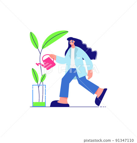 Science Lab Gardening Composition 91347110