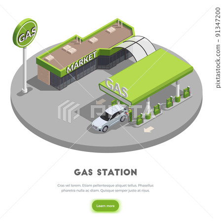 Auto Gas Station Concept Auto Gas Station Concept 91347200
