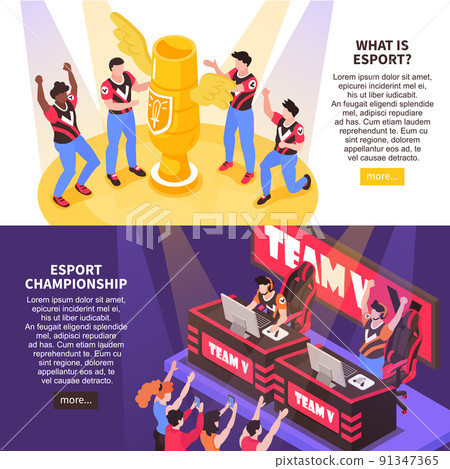 Cyber Sport Web Banners 91347365