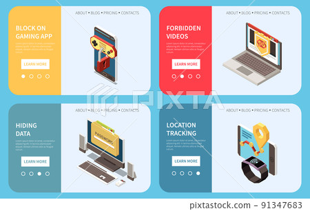 Parental Control Web Banners Parental Control Web Banners 91347683