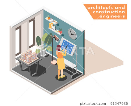 Construction Architecture Engineers Composition 91347986