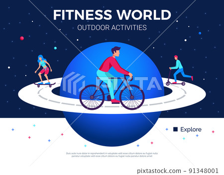 Fitness Sport Health Poster 91348001