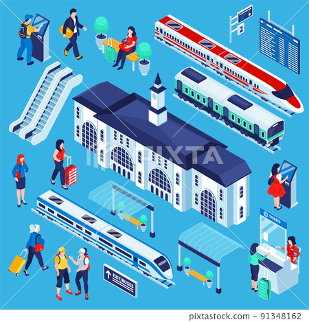 Railway Station Constructor Set 91348162