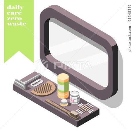 Zero Waste Background Zero Waste Background 91348352