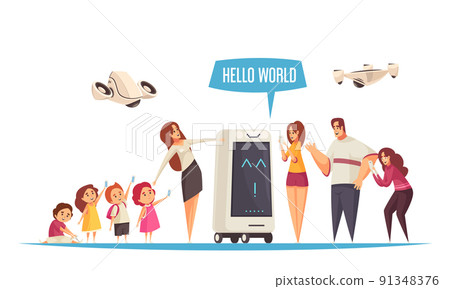 Hello Robot Excursion Composition Hello Robot Excursion Composition 91348376