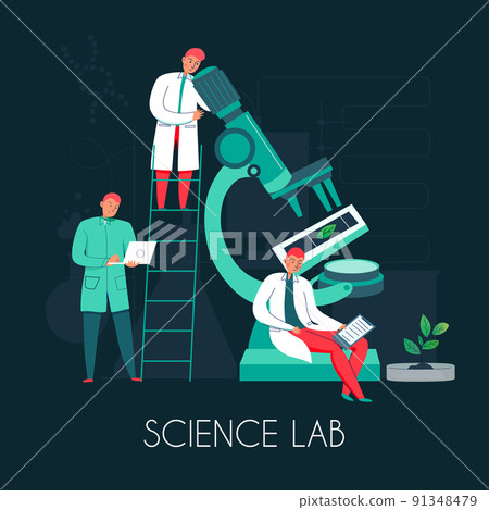 Science Lab People Composition 91348479