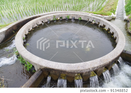 長野縣西天龍主要運河的灌溉設施圓柱導流組“松島9號”特色灌溉設施 91348852