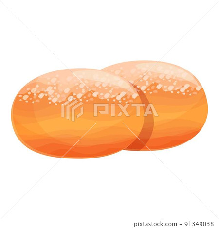 Bread sweet icon cartoon vector. Moroccan cheese. Sauce restaurant Bread sweet icon cartoon vector. Moroccan cheese. Sauce restaurant 91349038