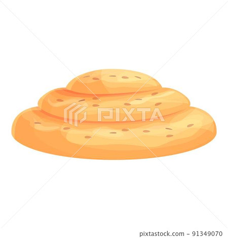 Bakery icon cartoon vector. Balkanic cuisine. Menu restaurant 91349070