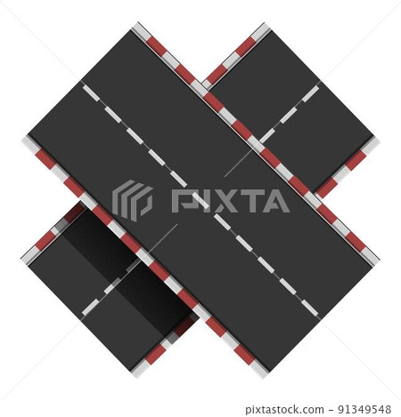 Asphalt racetrack icon cartoon vector. Track road. Top view map Asphalt racetrack icon cartoon vector. Track road. Top view map 91349548