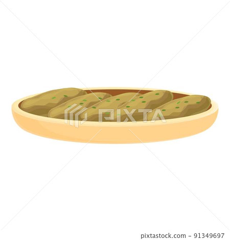 Armenia meat food icon cartoon vector. Church map. Sevan travel 91349697