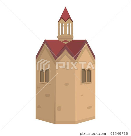Church building icon cartoon vector. Travel national. Nation tourism Church building icon cartoon vector. Travel national. Nation tourism 91349716