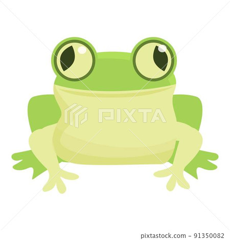 Smile frog icon cartoon vector. Cute character. Tree life Smile frog icon cartoon vector. Cute character. Tree life 91350082