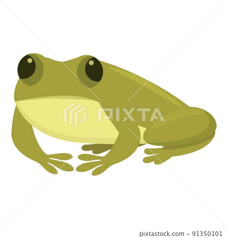 Kid frog icon cartoon vector. Cute animal. Jump baby Kid frog icon cartoon vector. Cute animal. Jump baby 91350101