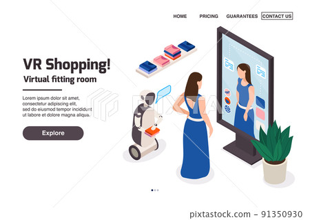VR Fashion Shopping Website 91350930