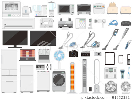 設置家用電器的插圖 91352321