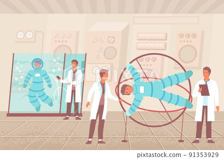 Astronaut Simulators Flat Composition Astronaut Simulators Flat Composition 91353929