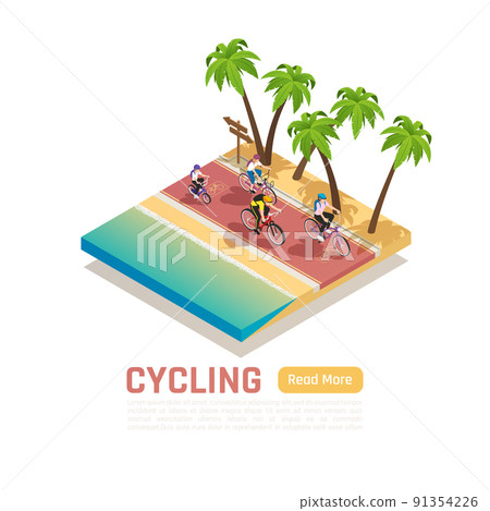 Cycling Isometric Concept Cycling Isometric Concept 91354226