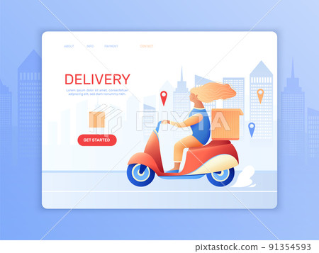 Delivery Landing Page Delivery Landing Page 91354593