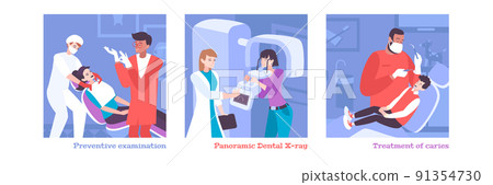 Dentistry Square Compositions Set Dentistry Square Compositions Set 91354730