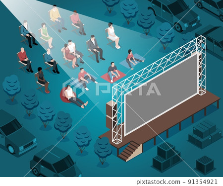 Open Air Cinema Composition 91354921