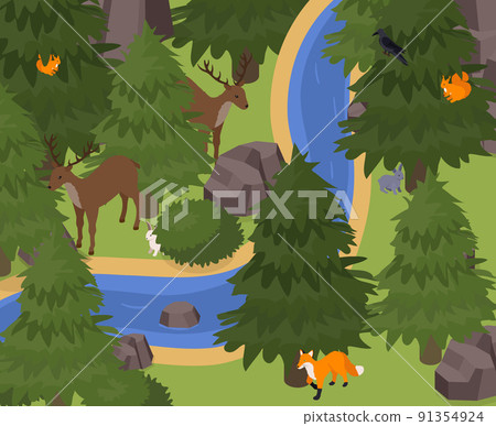 Exotic Pet Animals Composition 91354924