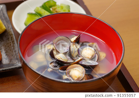 Miso soup of clam Miso soup of clam 91355057