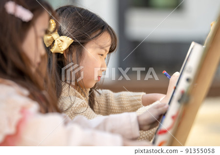 生活方式 兒童 姐妹 教育 育兒 91355058