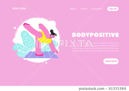 Body Positive Landing Page 91355369