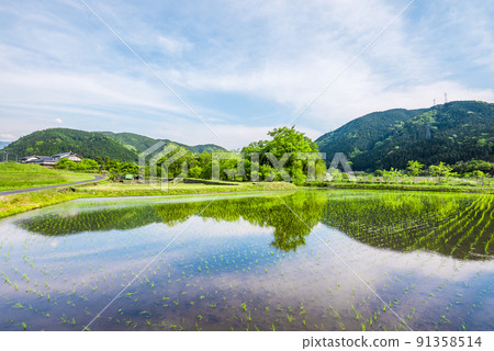 《Gifu Prefecture》 Ena City Rural scenery 91358514