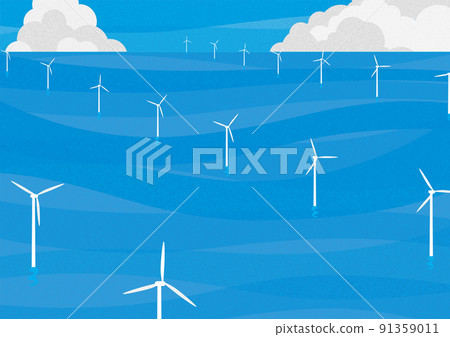 環保新能源海上風力發電圖解 環保新能源海上風力發電圖解 91359011