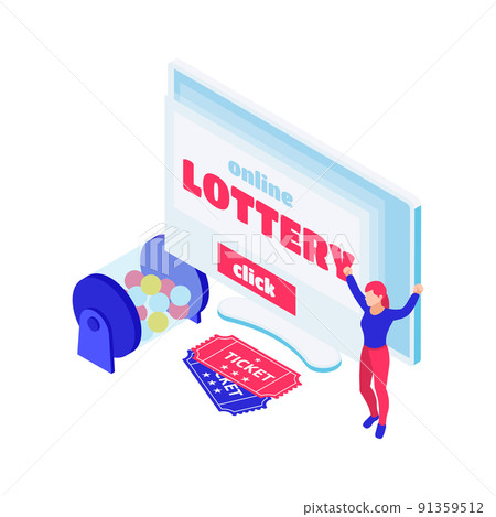 Lottery Isometric Composition Lottery Isometric Composition 91359512