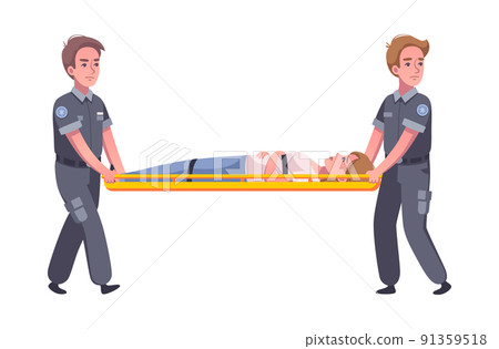 Paramedic Cartoon Icon Paramedic Cartoon Icon 91359518