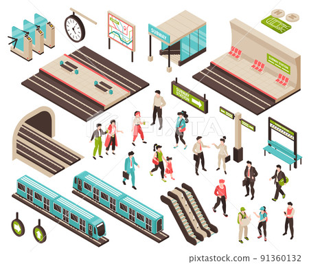 Isometric Subway Constructor Set 91360132