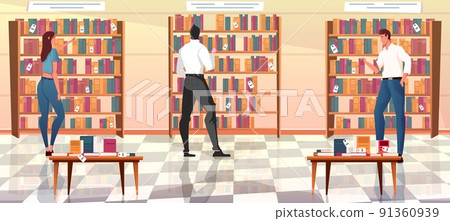 Book Shop Background 91360939