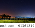 夜空中的星星在路燈裡 91361219