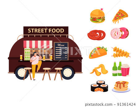 Street Food Concept 91361424