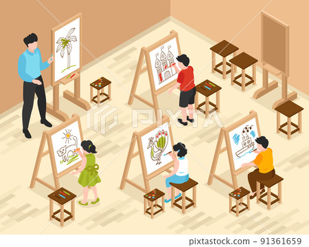 Art School Class Composition 91361659