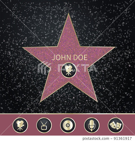Fame Walk Star Composition Fame Walk Star Composition 91361917