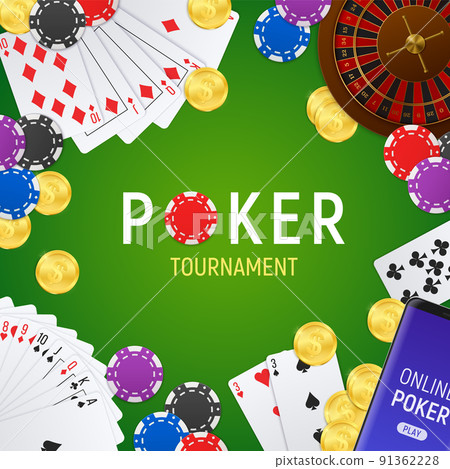 Poker Tournament Realistic Frame Poker Tournament Realistic Frame 91362228