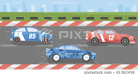 Car Racing Background Car Racing Background 91362456