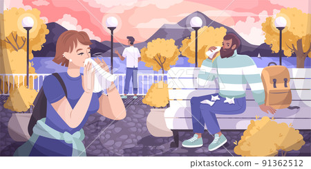 Runny Nose Flat Composition Runny Nose Flat Composition 91362512