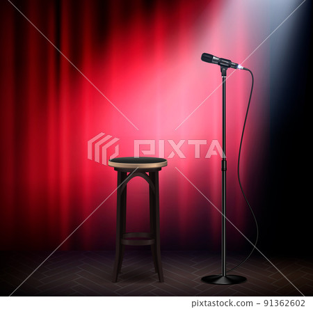 Stand Up Show Realistic 91362602